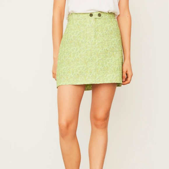 Baum Und Pferdgarten Sloane Green Heather Miniskirt - Picture 1 of 7